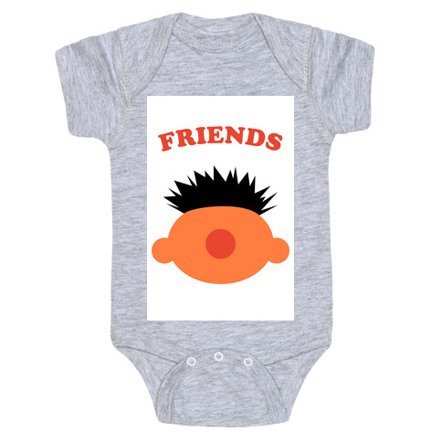 Best Friends (Orange) Baby One-Piece