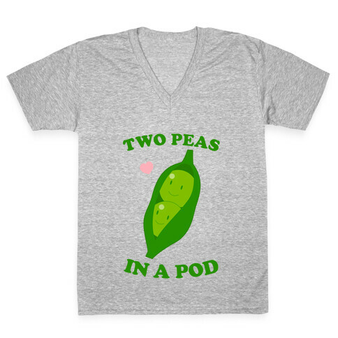 Peas in a Pod V-Neck Tee Shirt