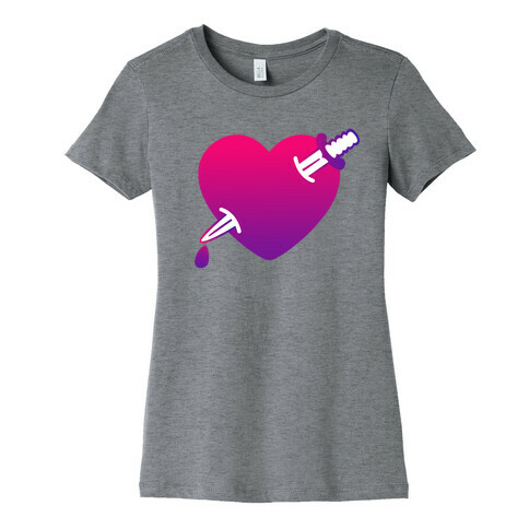 Heart and Dagger Womens T-Shirt
