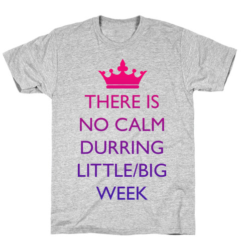 This Is No Calm Durring Little/Big Week T-Shirt