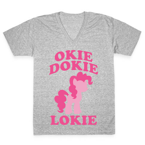 Okie Dokie Lokie (Tank) V-Neck Tee Shirt