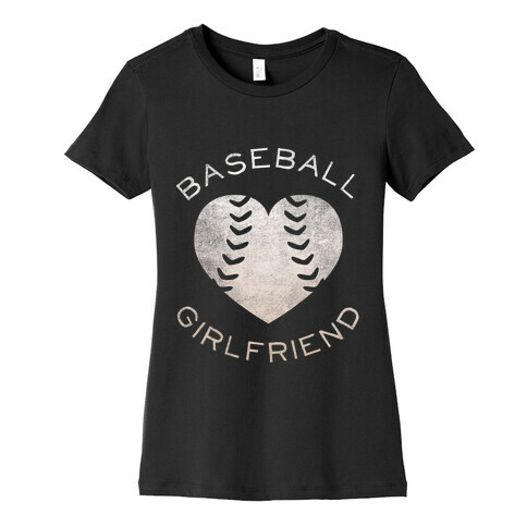 Baseball Girlfriend (Dark Tank) Womens T-Shirt