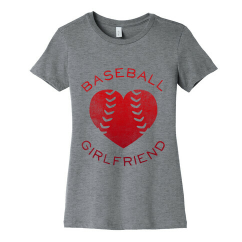 Baseball Girlfriend (Red Tank) Womens T-Shirt