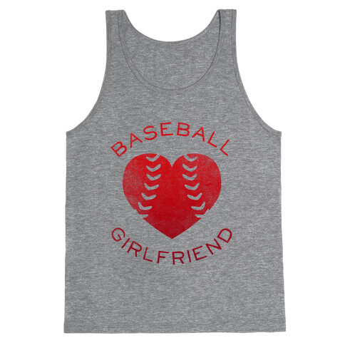 Baseball Girlfriend (Red Tank) Tank Top