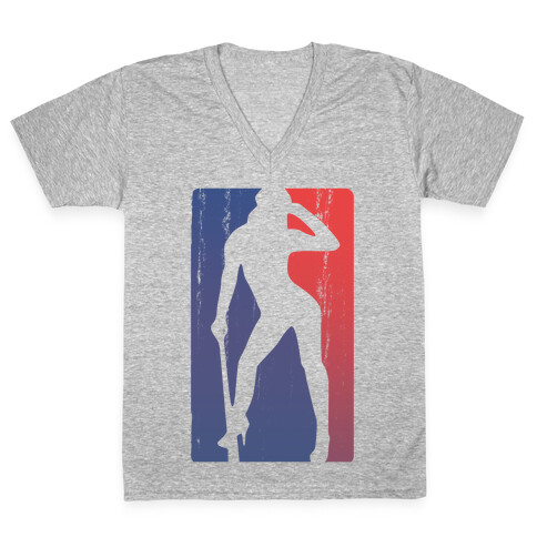 Cleat Chaser (Vintage Tank) V-Neck Tee Shirt