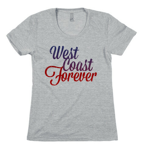 West Coast Forever (Vintage Tank) Womens T-Shirt