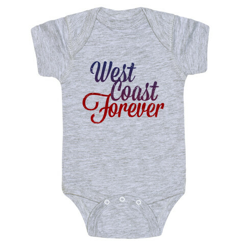West Coast Forever (Vintage Tank) Baby One-Piece