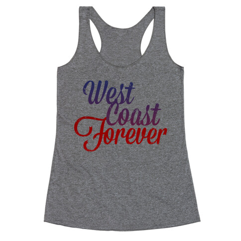 West Coast Forever (Vintage Tank) Racerback Tank Top