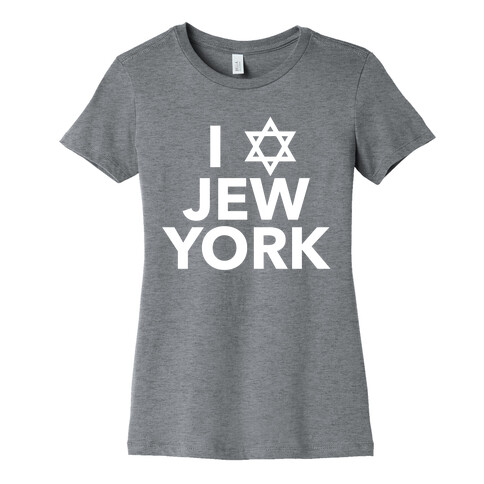 I Love Jew York Womens T-Shirt