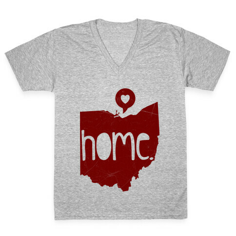 Ohio Love V-Neck Tee Shirt