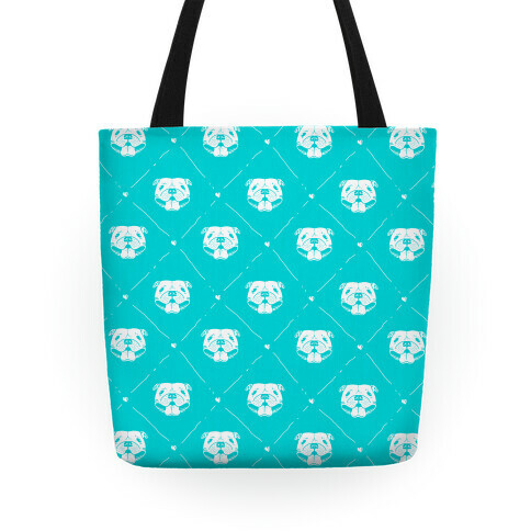 Pit Bull Love Pattern Tote