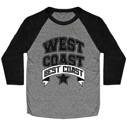 West Coast Best Coast (Tank) Baseball Tee