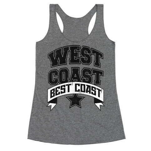 West Coast Best Coast (Tank) Racerback Tank Top