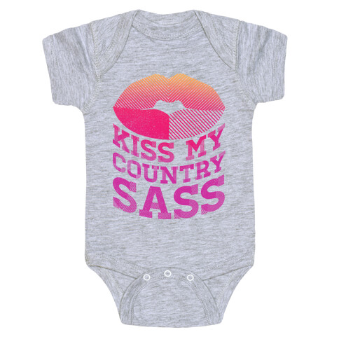 Kiss My Country Sass Baby One-Piece