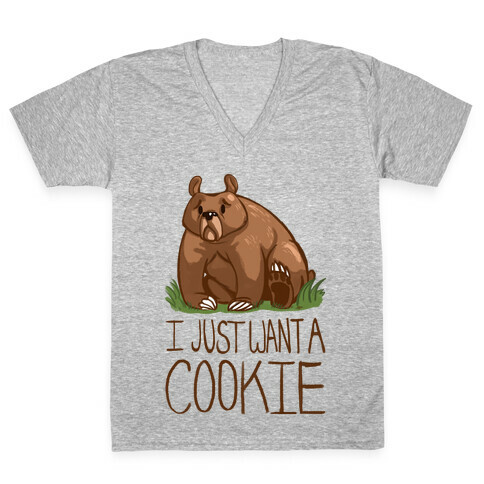 Cookie Bear V-Neck Tee Shirt