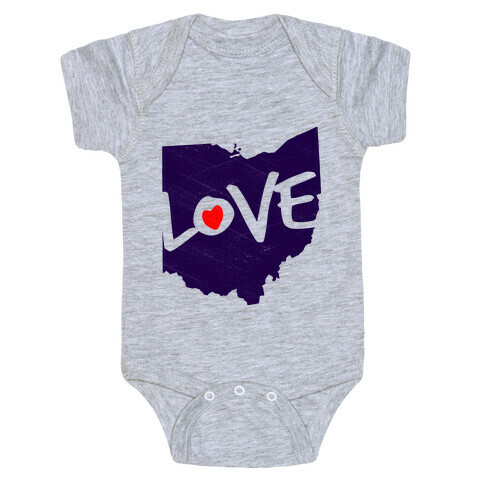 Love Ohio Baby One-Piece