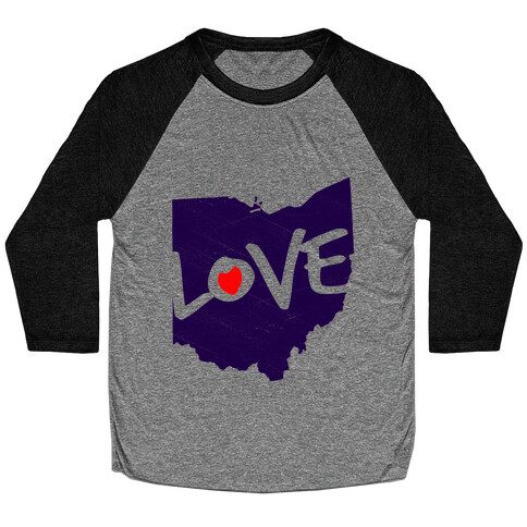 Love Ohio Baseball Tee