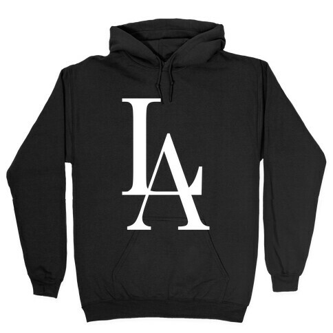 LOS ANGELES Hoodie - White, Blue, Black - Hooded Sweatshirt