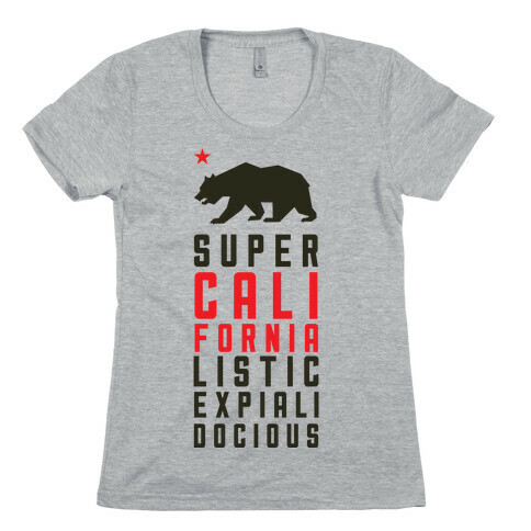 Californialistic Womens T-Shirt