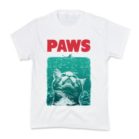 PAWS (Vintage Parody tank) Kids T-Shirt