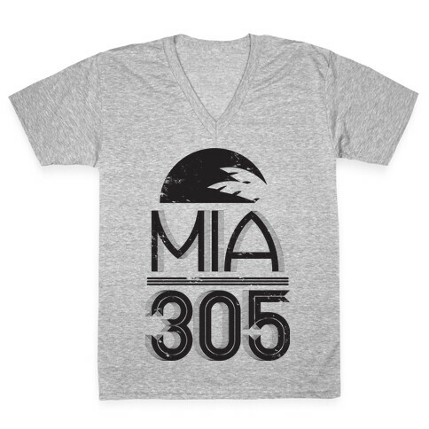 MIA 305 V-Neck Tee Shirt