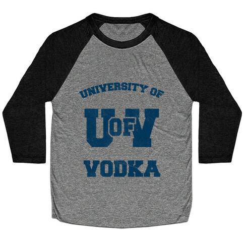 University Of Vodka Baseball Tee