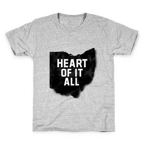 Ohio-Heart of it all Kids T-Shirt