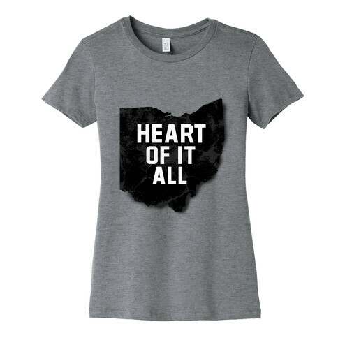 Ohio-Heart of it all Womens T-Shirt