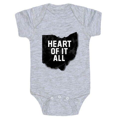 Ohio-Heart of it all Baby One-Piece