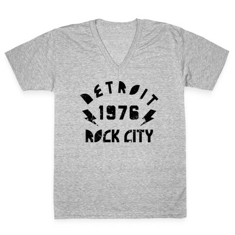 Detroit Rock City 1976 V-Neck Tee Shirt