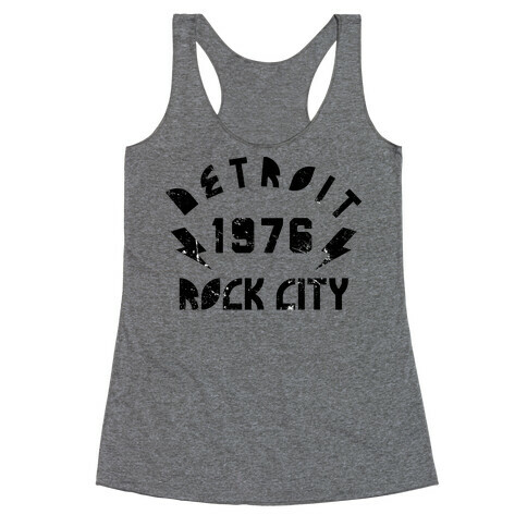 Detroit Rock City 1976 Racerback Tank Top
