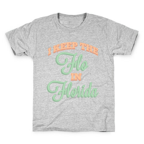 Flo in Florida Kids T-Shirt