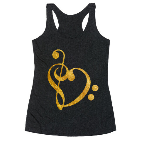 Musical Heart Racerback Tank Top