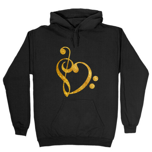 Musical Heart Hooded Sweatshirt