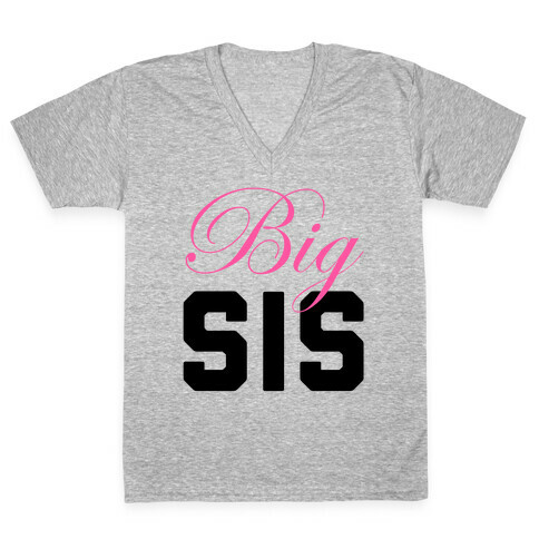 Big Sis V-Neck Tee Shirt