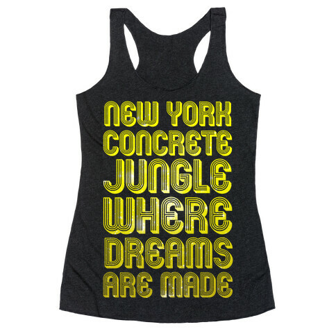 Welcome to New York Racerback Tank Top