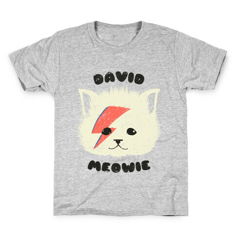 David Meowie Kids T-Shirt