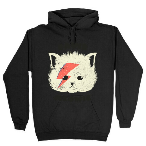 David Meowie Hooded Sweatshirt