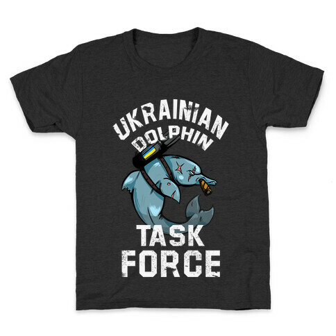 Ukrainian Dolphin Task Force Kids T-Shirt