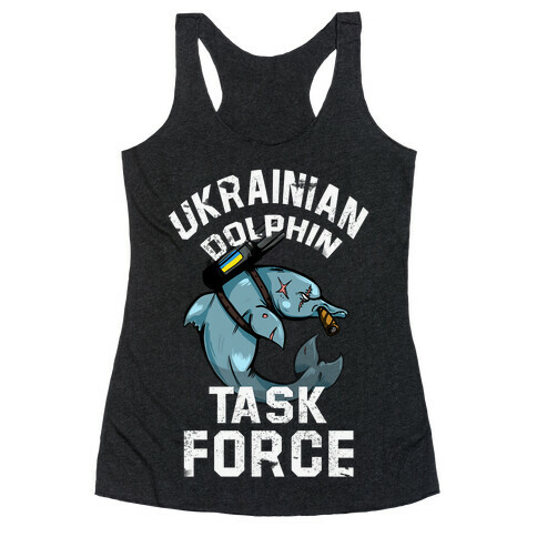 Ukrainian Dolphin Task Force Racerback Tank Top