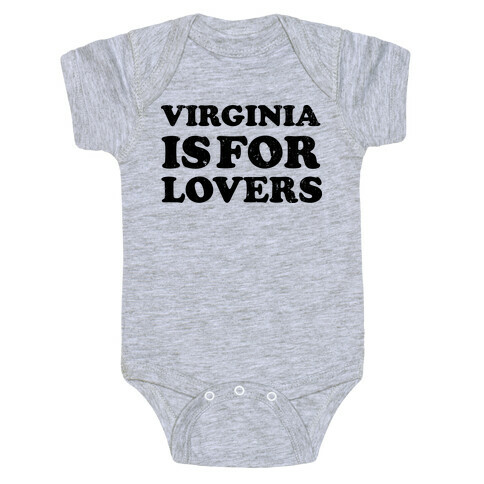 Virginia Is For Lovers (Vintage) Baby One-Piece