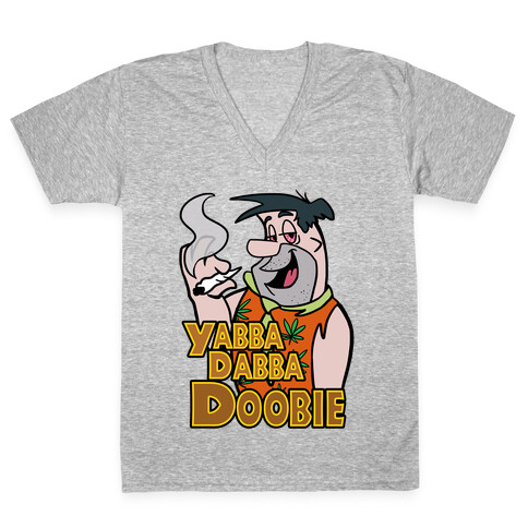 Yabba Dabba Doobie V-Neck Tee Shirt