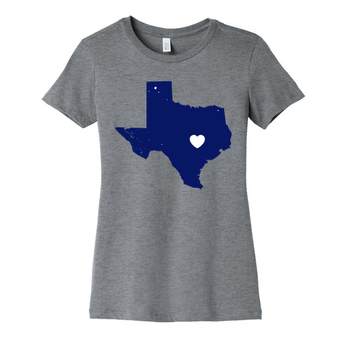 The Heart of Texas Womens T-Shirt