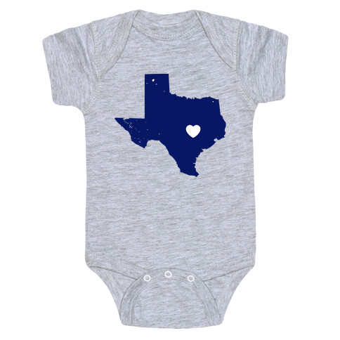The Heart of Texas Baby One-Piece