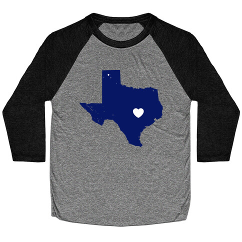 The Heart of Texas Baseball Tee