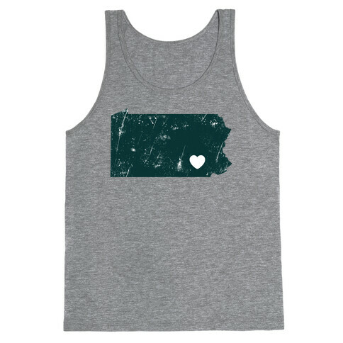 Pennsylvania Heart  Tank Top