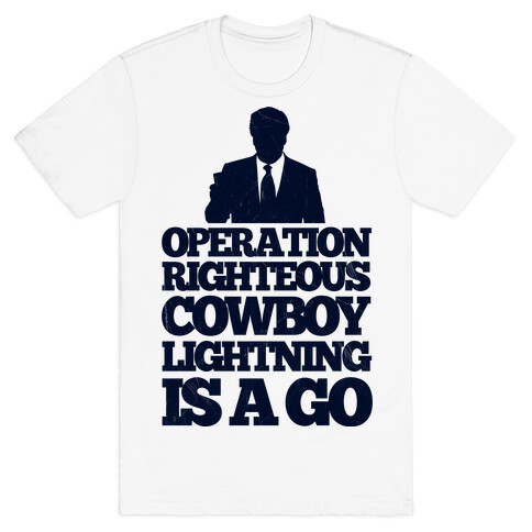 Operation Righteous Cowboy Lightning T-Shirt