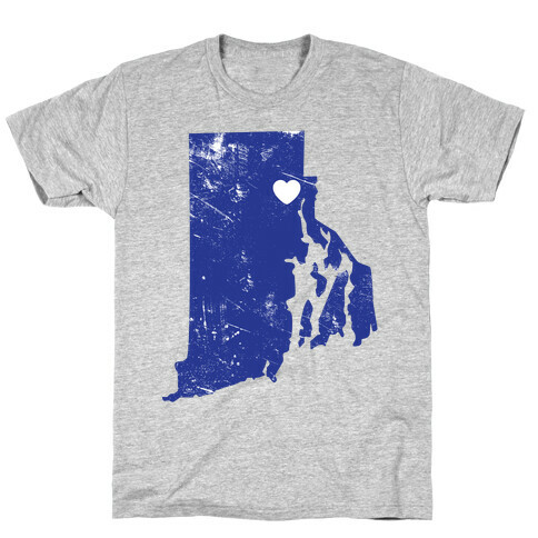 Rhode Island Heart  T-Shirt