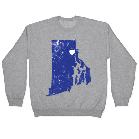 Rhode Island Heart  Pullover