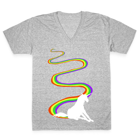 How Rainbows Are Made V-Neck Tee Shirt